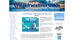 Desktop Screenshot of cruisevacationsguide.com